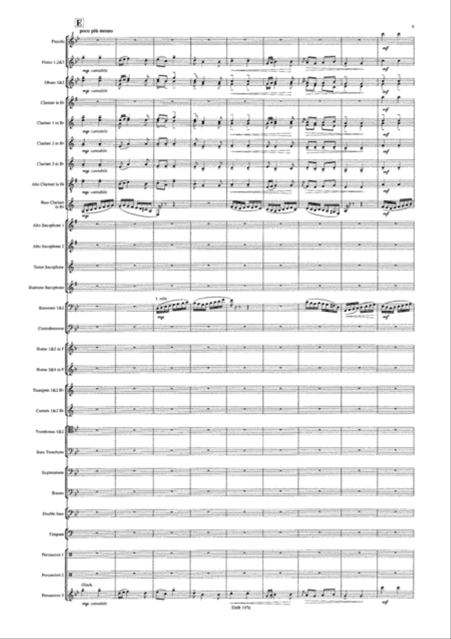 Russian Sailors Dance Concert Band scores gallery preview page 10