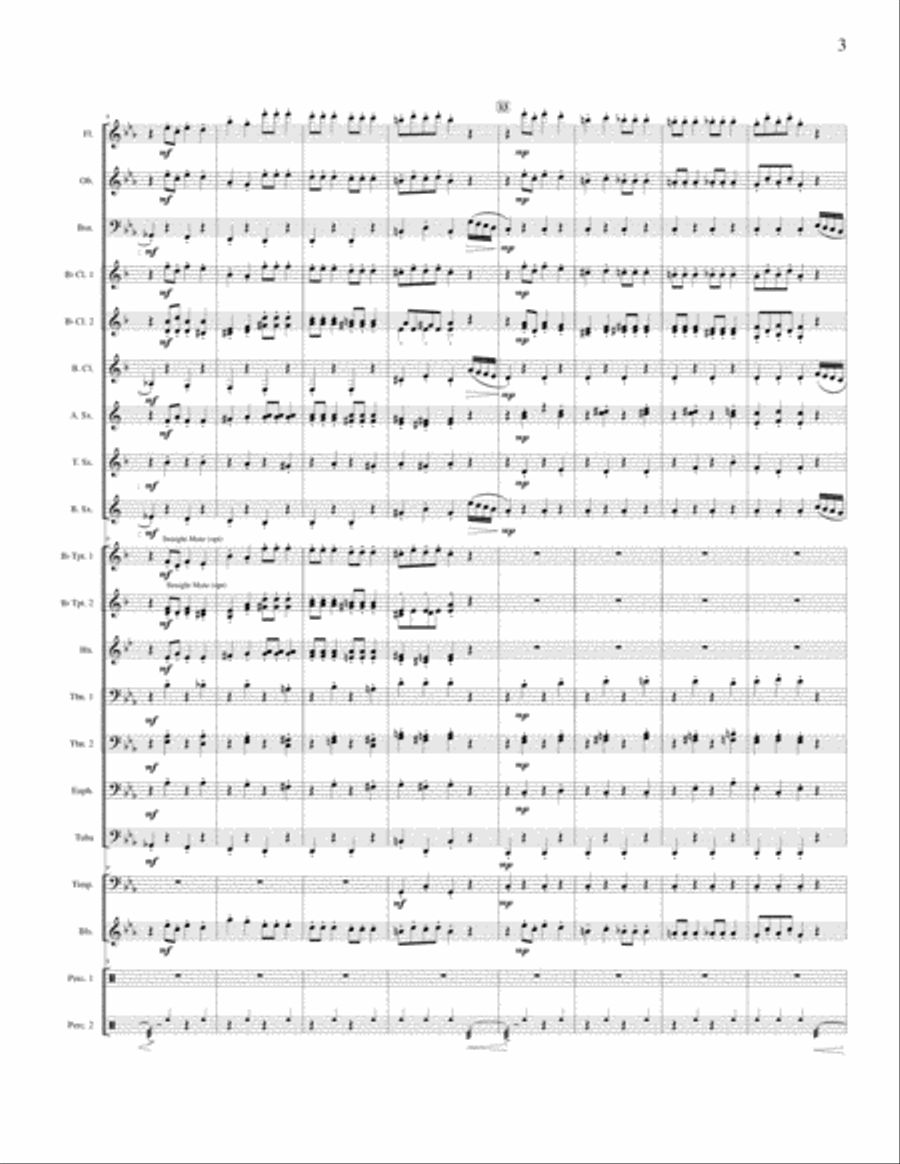 Dance of the Sugar-Plum Fairy for Concert Band Concert Band scores gallery preview page 3