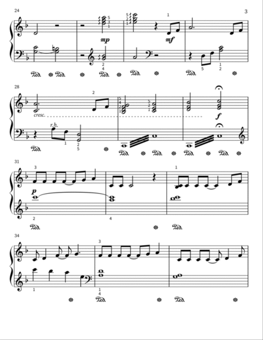 Part Of Your World Part Of Your World Piano Solo scores gallery preview page 3
