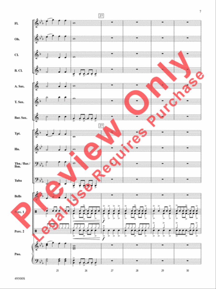 Megawatt Rock Megawatt Rock Concert Band scores gallery preview page 8