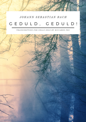 J.S.Bach - Geduld, Geduld! (for cello solo)