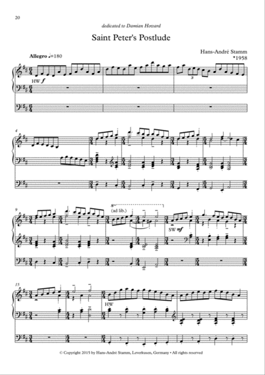 Organ Works Vol. 4 Organ Solo scores gallery preview page 5