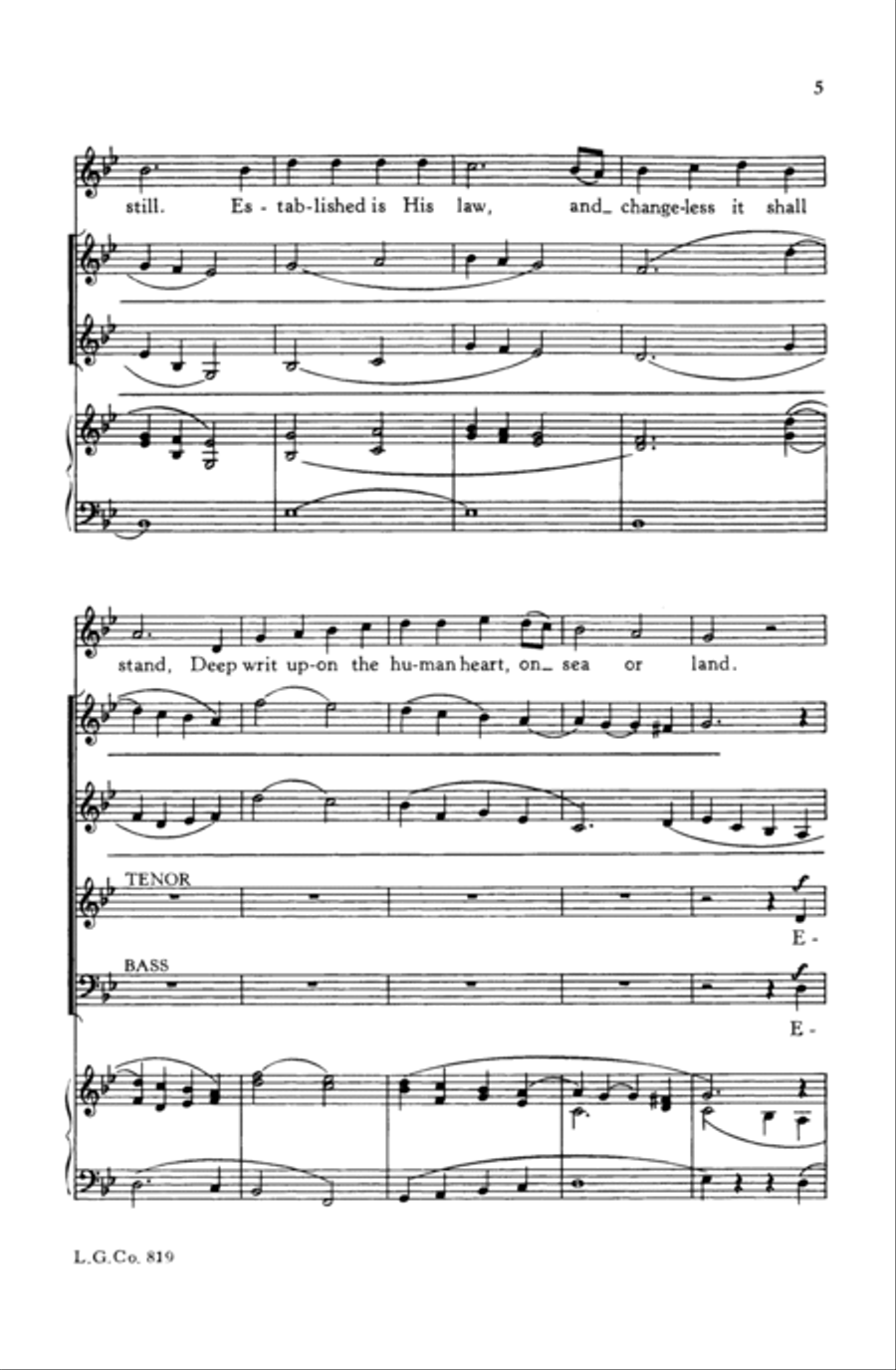 A Hymn of Praise 4-Part scores gallery preview page 10