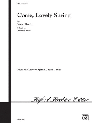 Book cover for Come, Lovely Spring