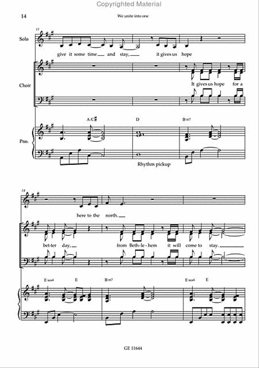 Yes, I'm coming home 4-Part scores gallery preview page 5