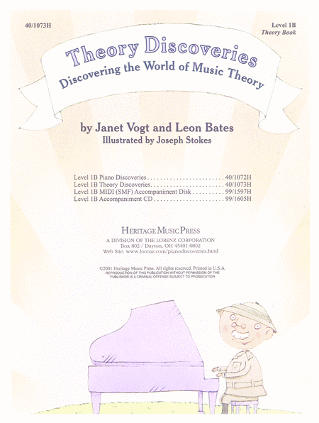 Piano Discoveries Theory Bk 1B