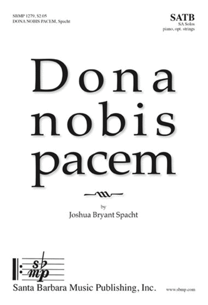 Dona nobis pacem - SATB Octavo image number null