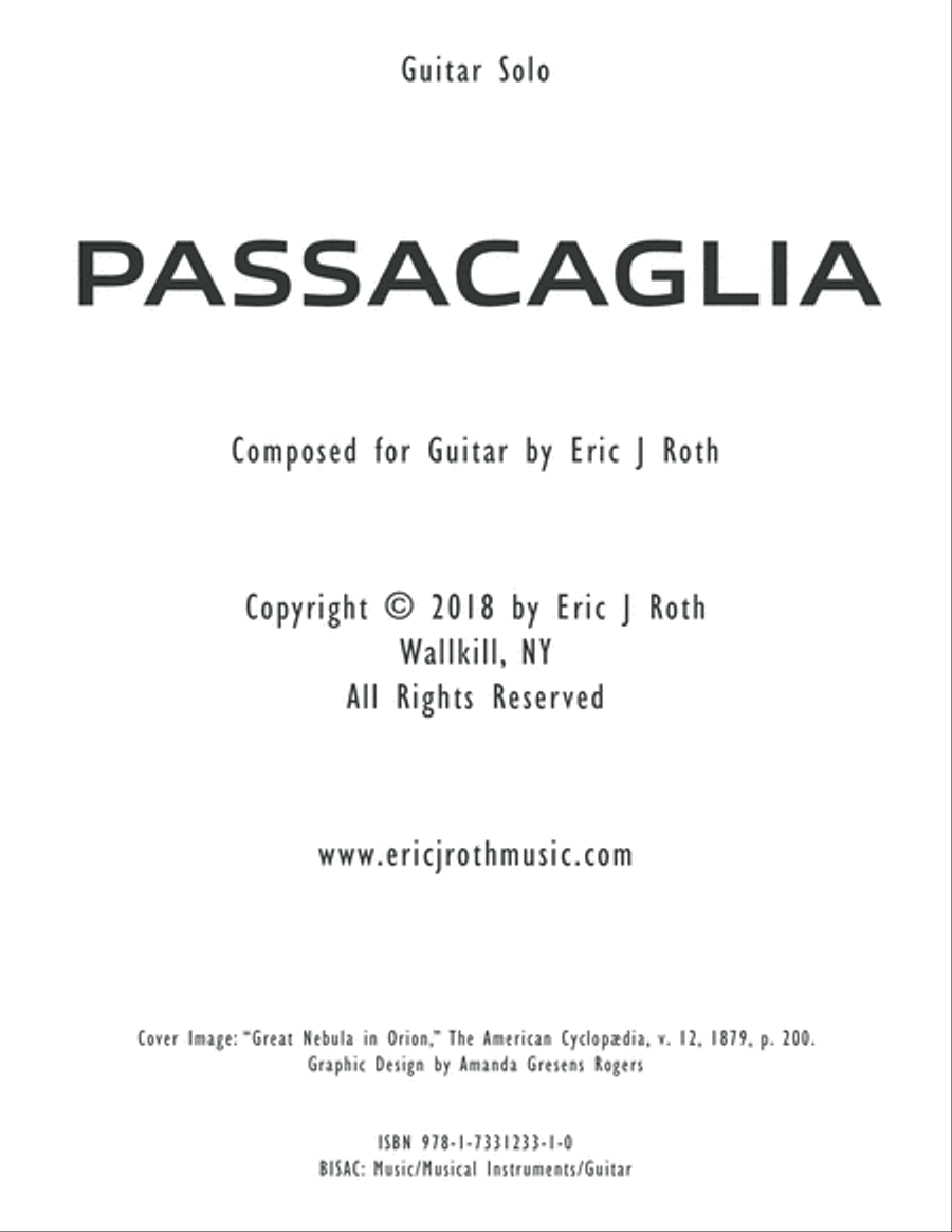 Passacaglia Classical Guitar scores gallery preview page 2