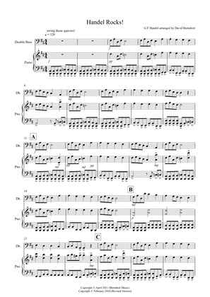 Handel Rocks! for Double Bass and Piano