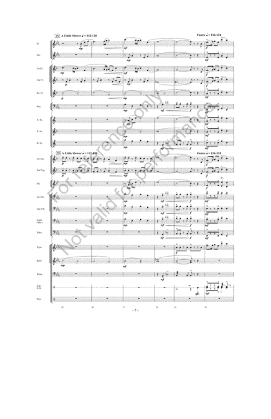 The Great Land Run Concert Band scores gallery preview page 6
