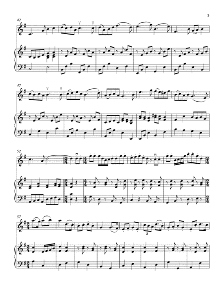 THE RAMBUNCTIOUS RONDO FOR VIOLIN AND PIANO Violin Solo scores gallery preview page 5