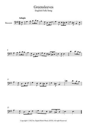 Greensleeves - English Folk Song (Bassoon)