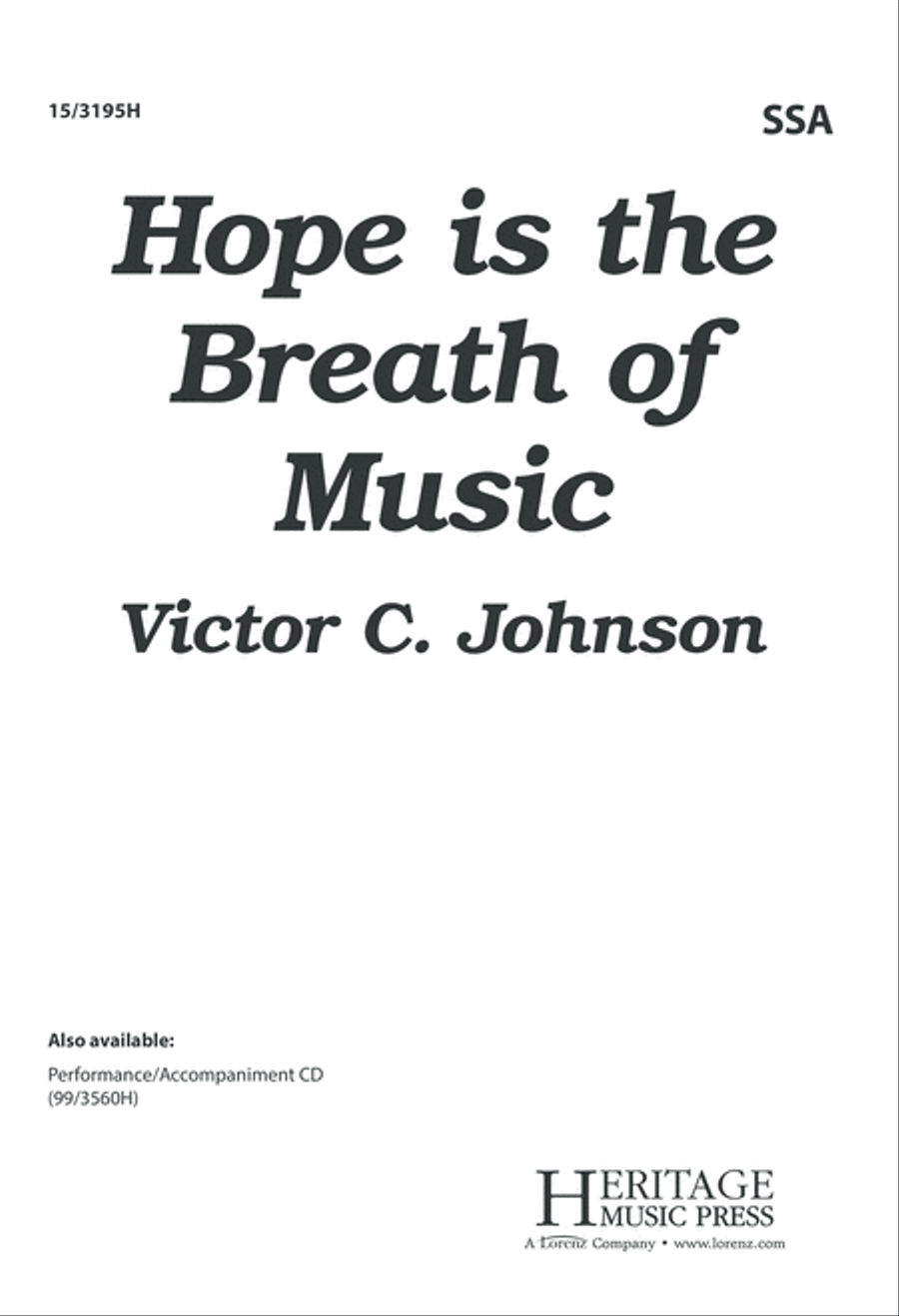 Hope is the Breath of Music SSA scores gallery preview page 1