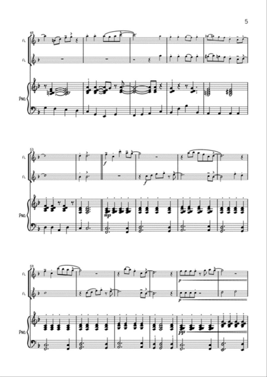 We Three Kings Woodwind Duet scores gallery preview page 5