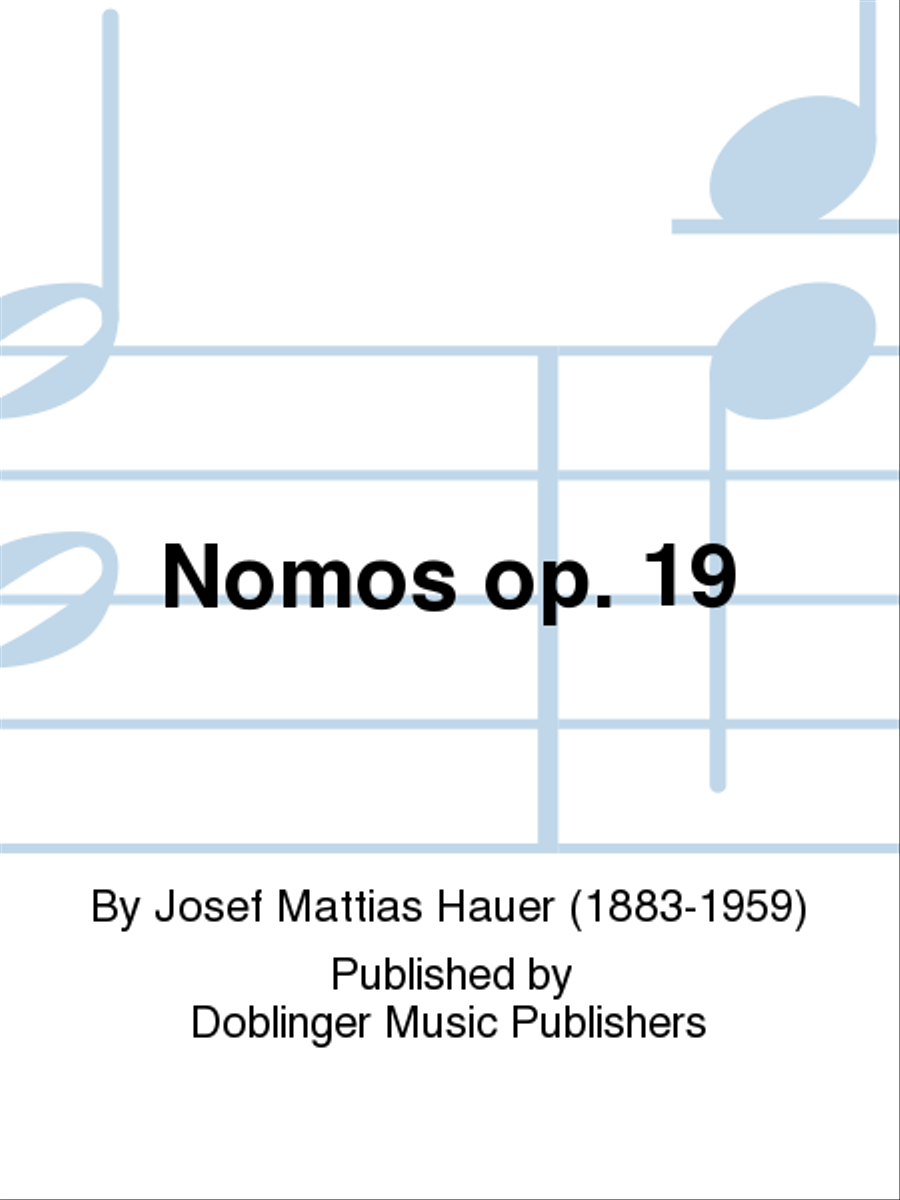 Nomos op. 19 Piano Solo scores gallery preview page 1
