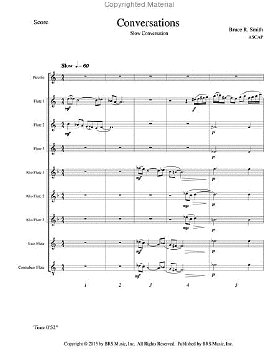 Conversations Conversations Flute Choir scores gallery preview page 2
