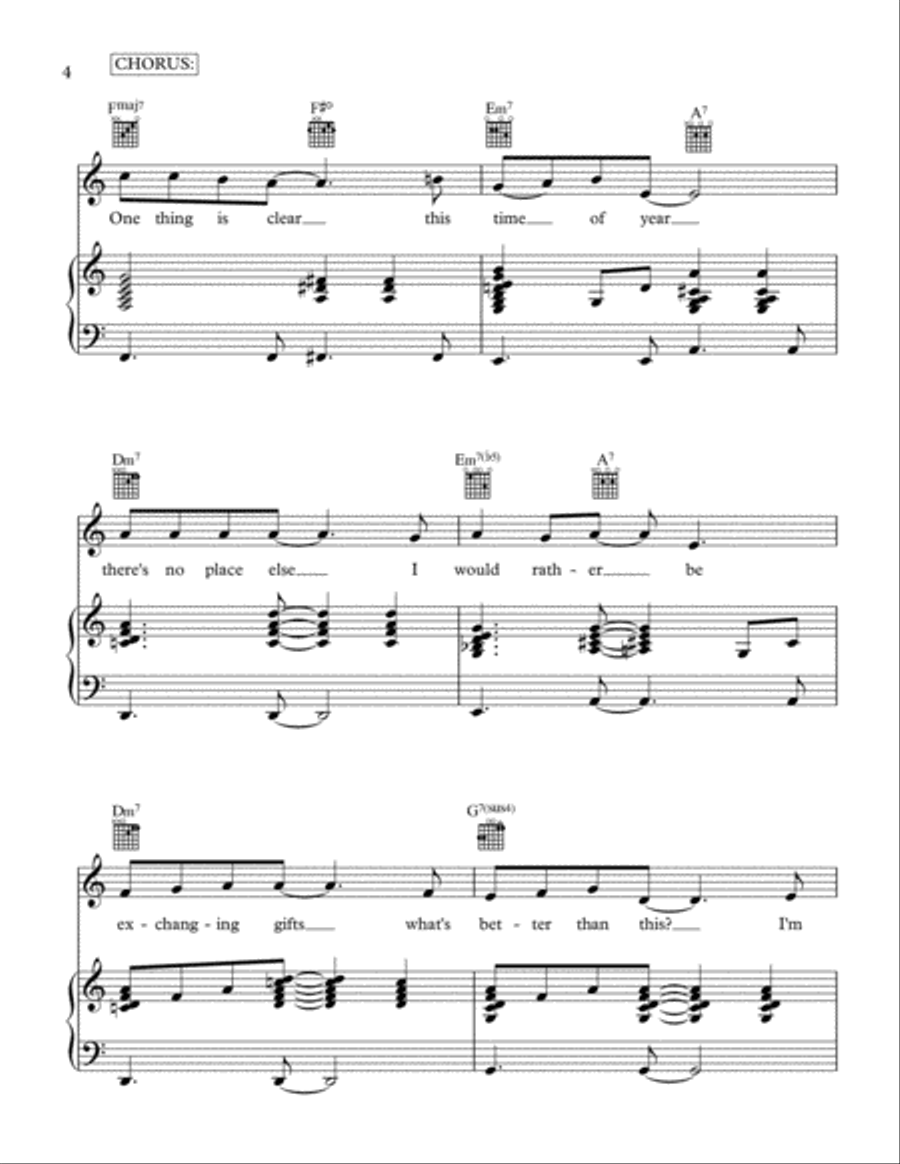 Home For Christmas Piano, Vocal, Guitar scores gallery preview page 5