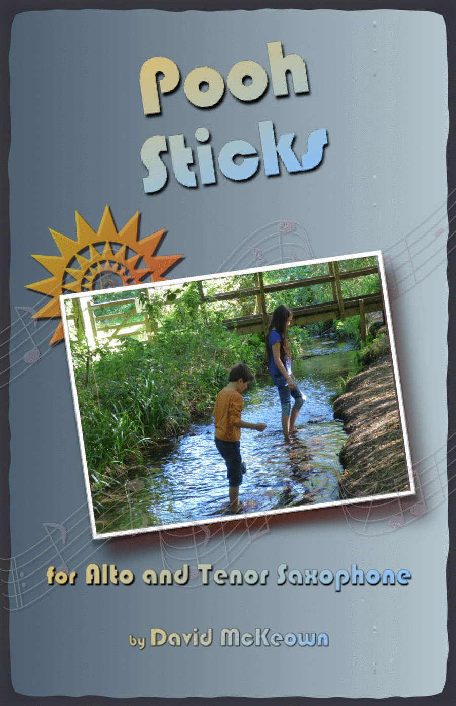 Pooh Sticks, for Alto and Tenor Saxophone Duet Woodwind Duet scores gallery preview page 1