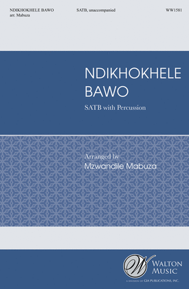 Book cover for Ndikhokhele Bawo (SATB)