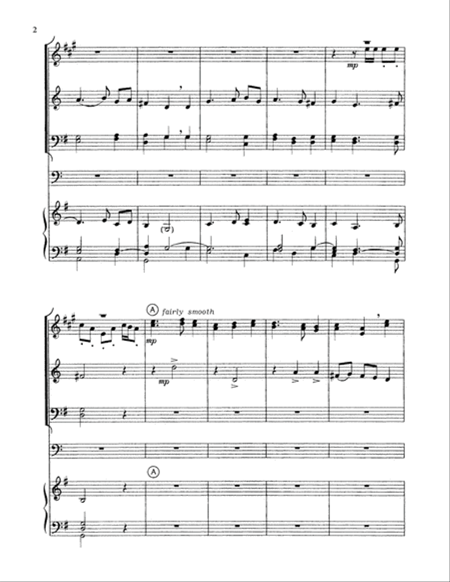 Variset on 'Kremser' Brass Ensemble scores gallery preview page 2