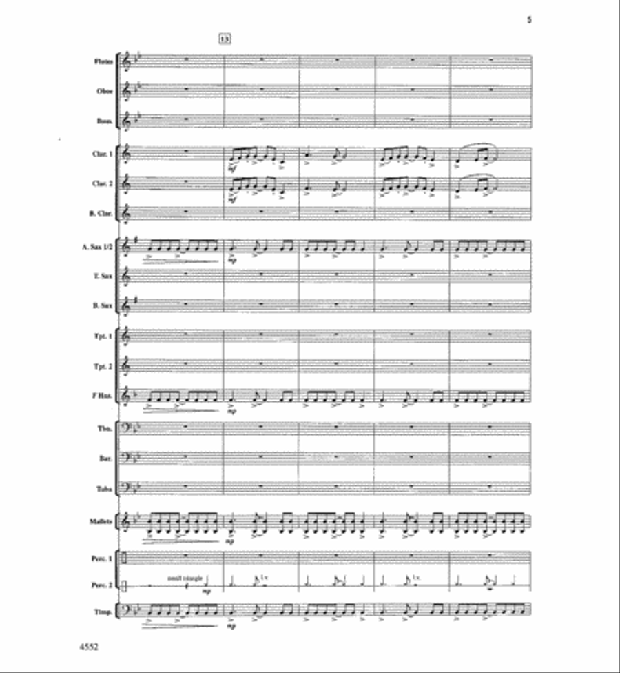 The Light Of Dawn Concert Band scores gallery preview page 4