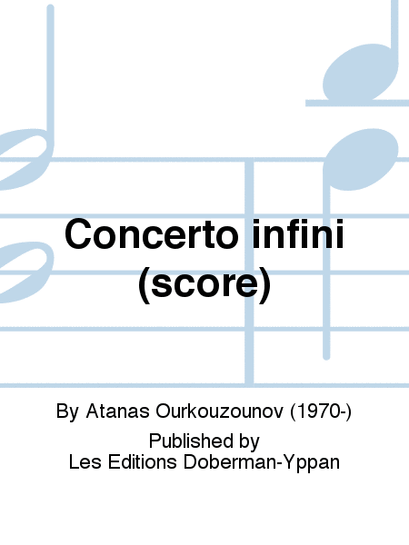 Concerto infini (score)
