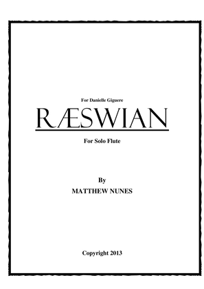 Raeswian for Solo Flute