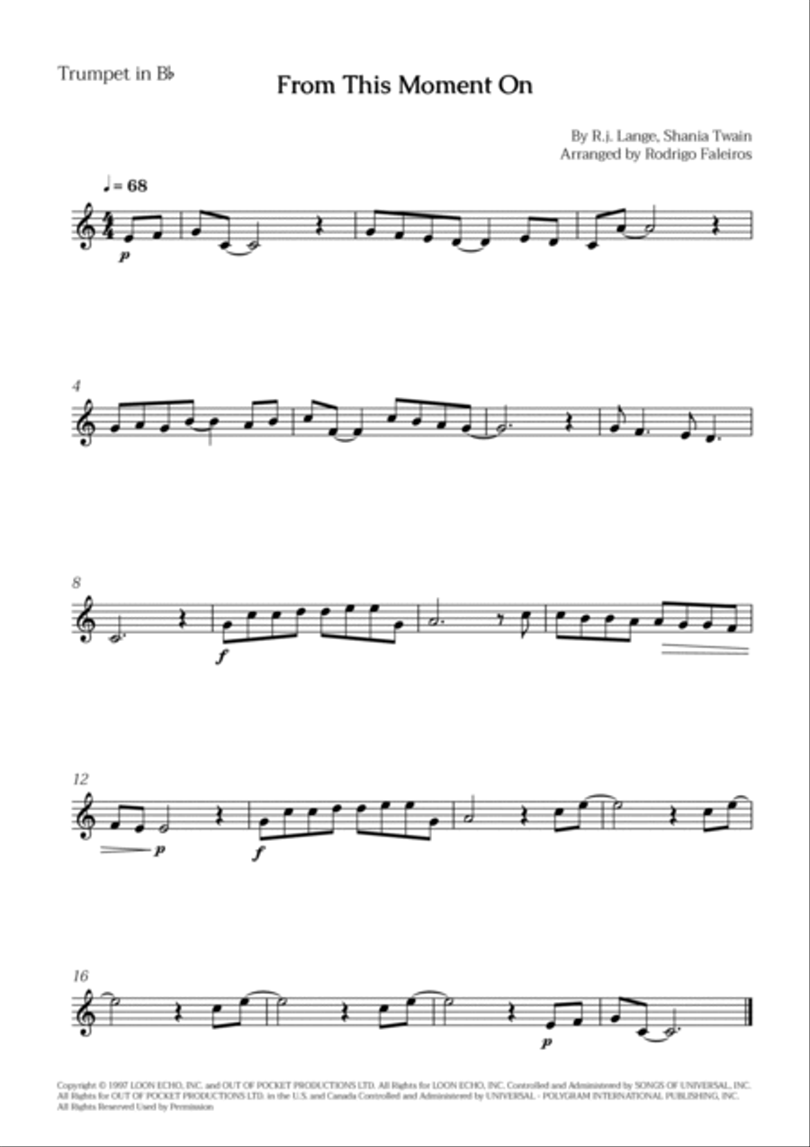 From This Moment On Brass Duet scores gallery preview page 2