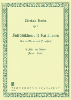 Book cover for Introduction and Variations Op. 9