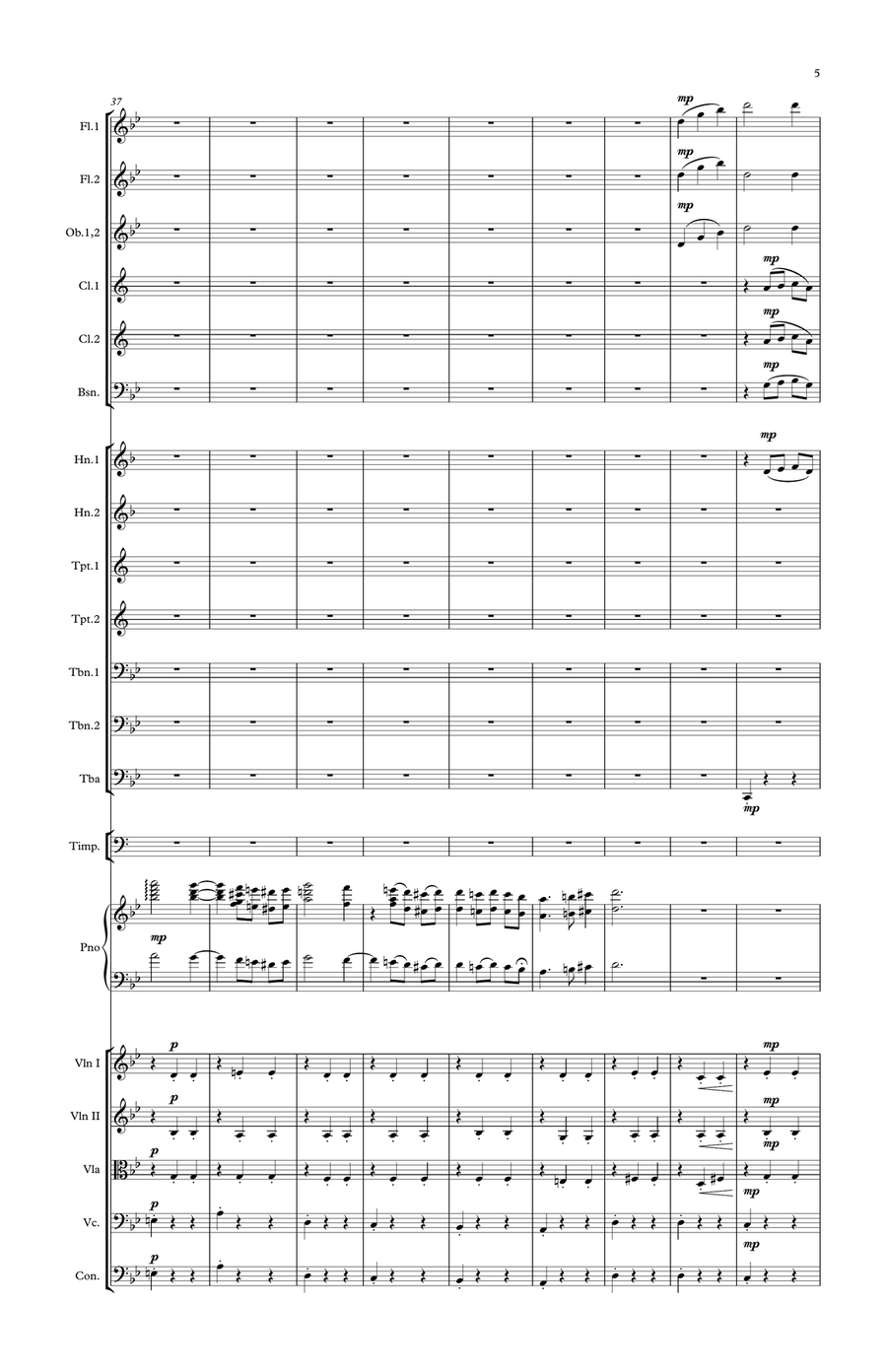Howl's Moving Castle Full Orchestra scores gallery preview page 5