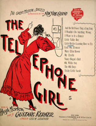 The Telephone Girl. Little Birdies Learning How To Fly