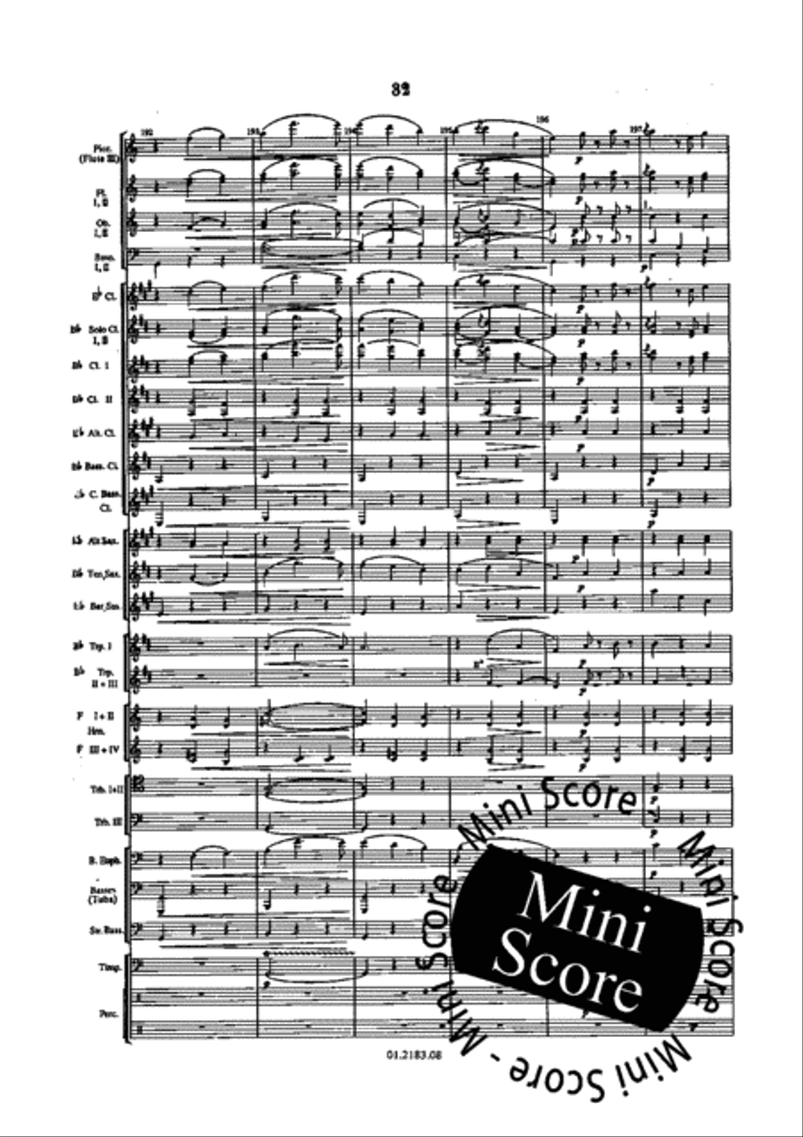 Der Zigeunerbaron Concert Band scores gallery preview page 38
