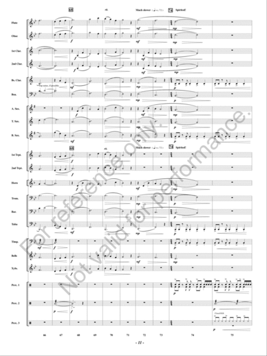 Outrider Outrider Concert Band scores gallery preview page 12