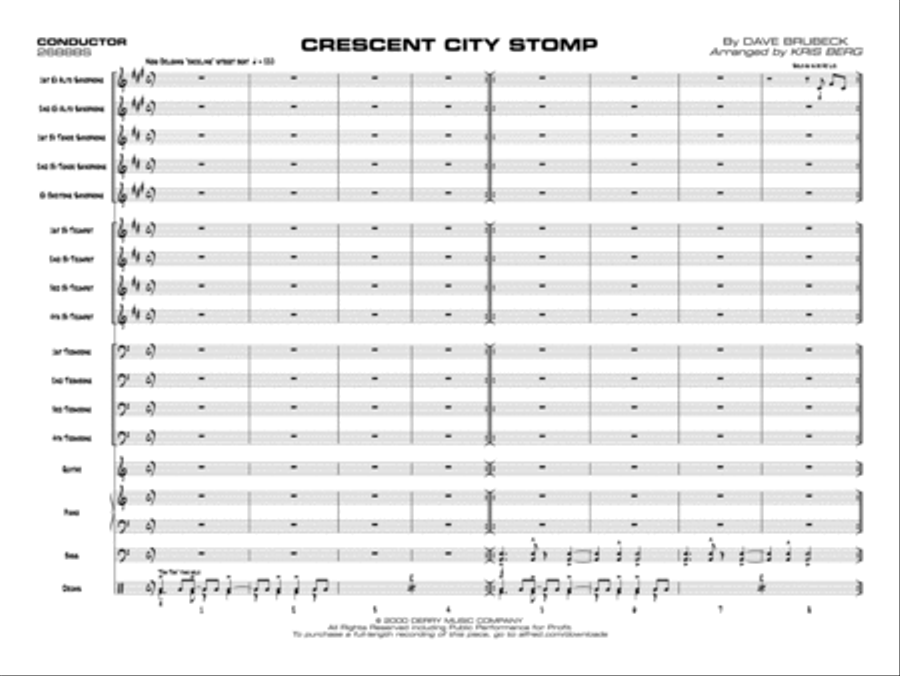 Crescent City Stomp Jazz Ensemble scores gallery preview page 2