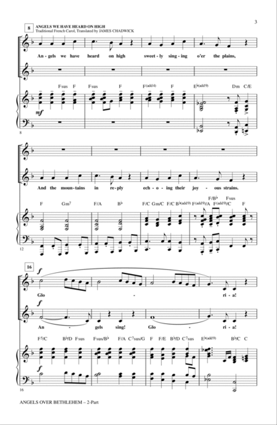 Angels Over Bethlehem 2-Part scores gallery preview page 2