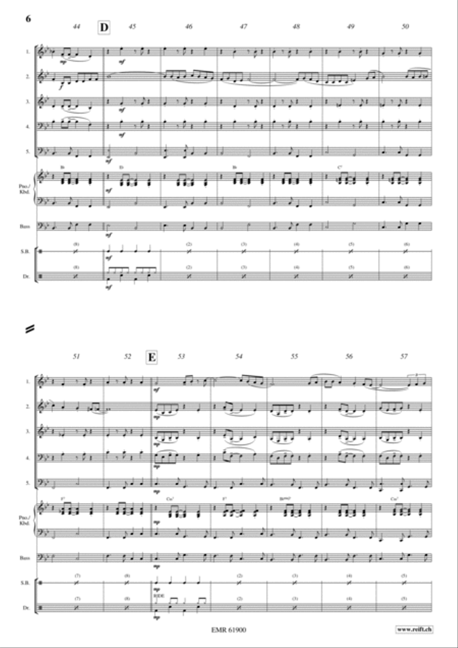 Hello Christmas Woodwind Quintet scores gallery preview page 6