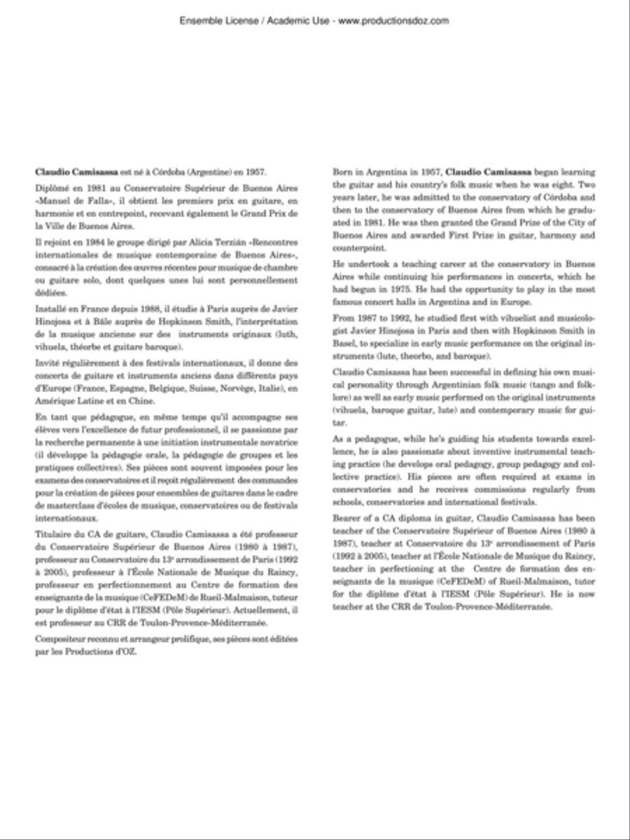 Cinq microtangos, vol. 3 Cinq microtangos, vol. 3 Flute scores gallery preview page 2