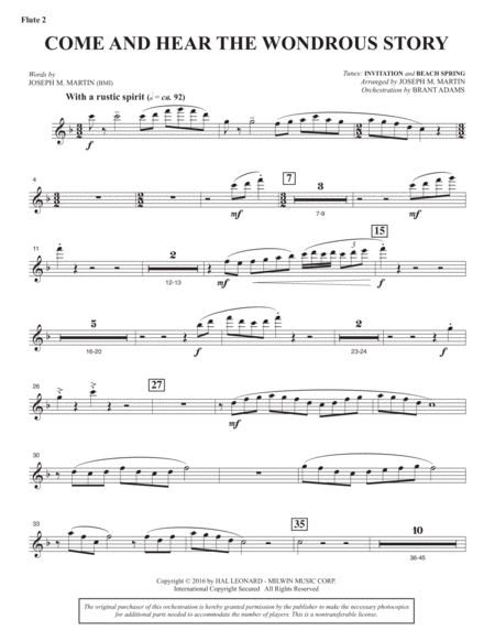 Sacred Places - Flute 2 (Piccolo)