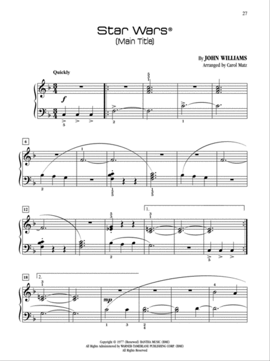 Essential Pop Hits Easy Piano scores gallery preview page 5