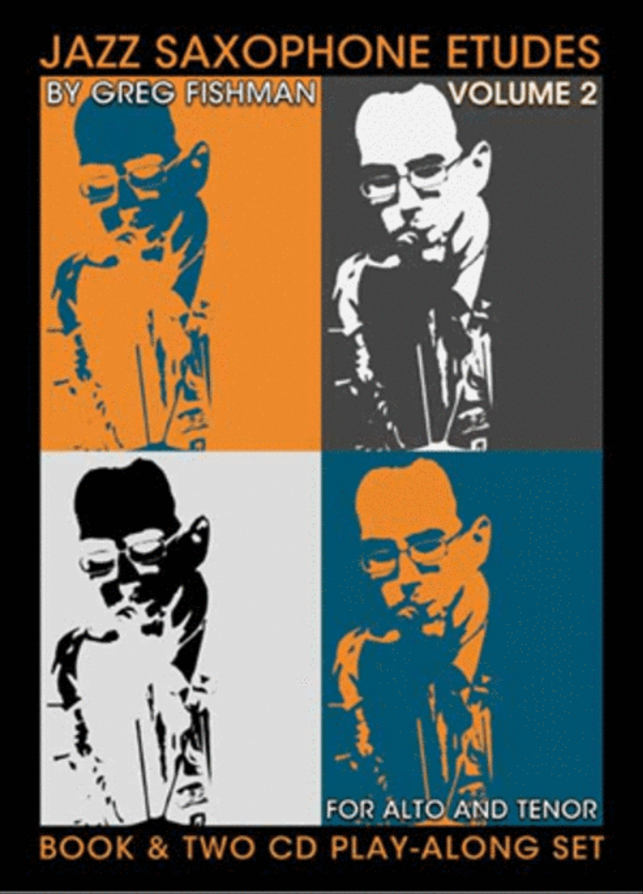 Jazz Saxophone Etudes - Volume 2 (Book and 2 CDs) Saxophone Solo scores gallery preview page 1