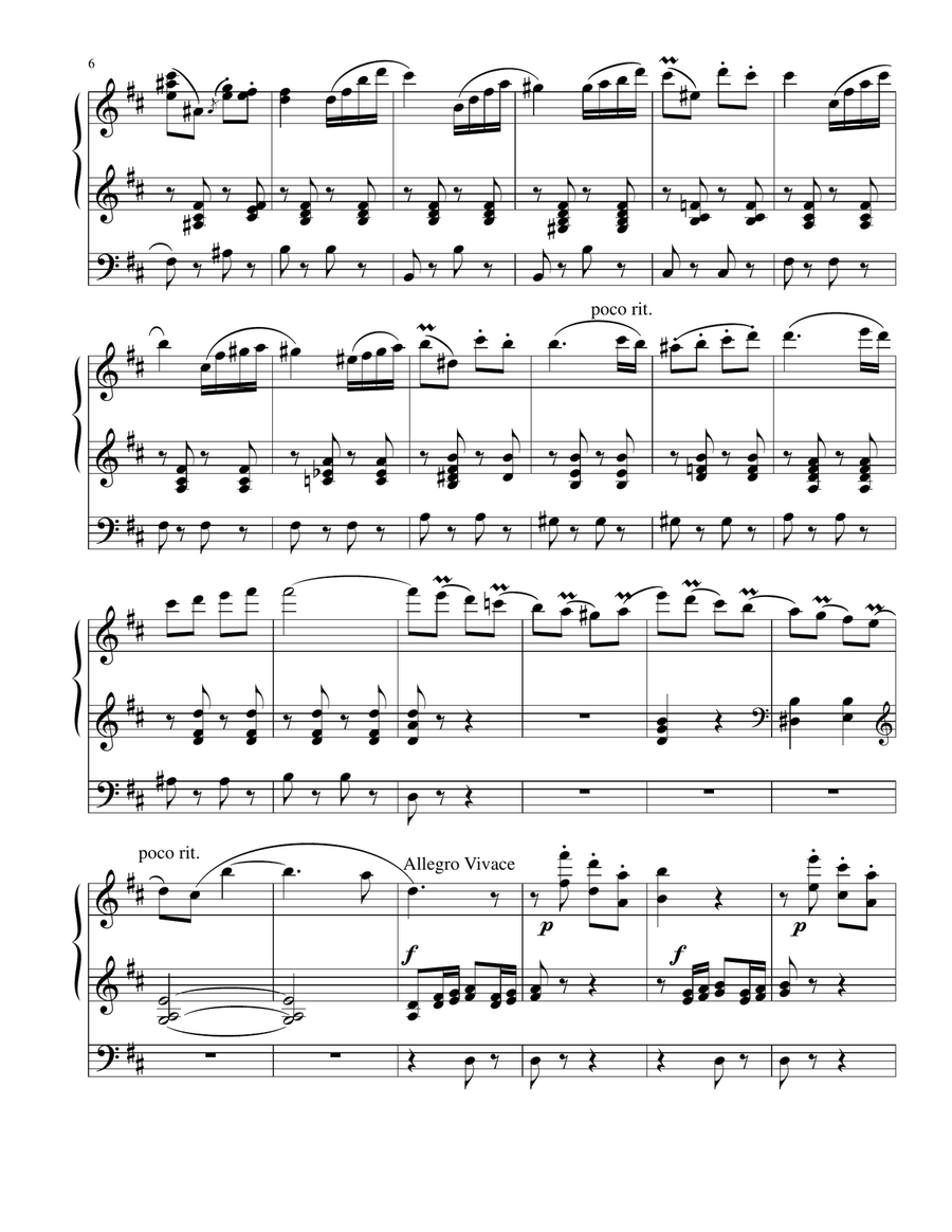 Die Fledermaus Overture Organ Solo scores gallery preview page 6