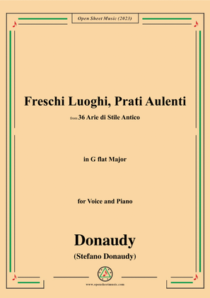 Donaudy-Freschi Luoghi,Prati Aulenti,in G flat Major