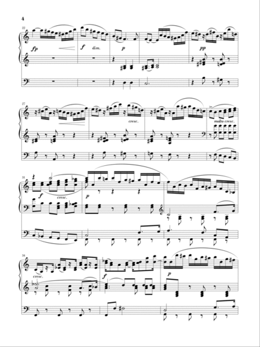 Andante and Allegro agitato from Symphony no. 3 