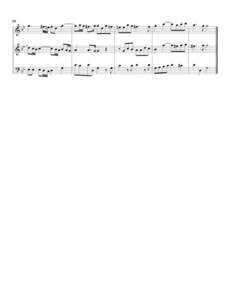 Trio sonata, violin, oboe, continuo, E minor (G minor) (arrangement for 3 recorders)