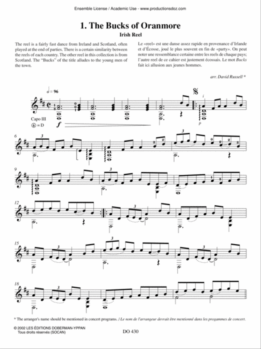 Message of the Sea, Celtic Music for Guitar, vol. 1 Classical Guitar scores gallery preview page 5