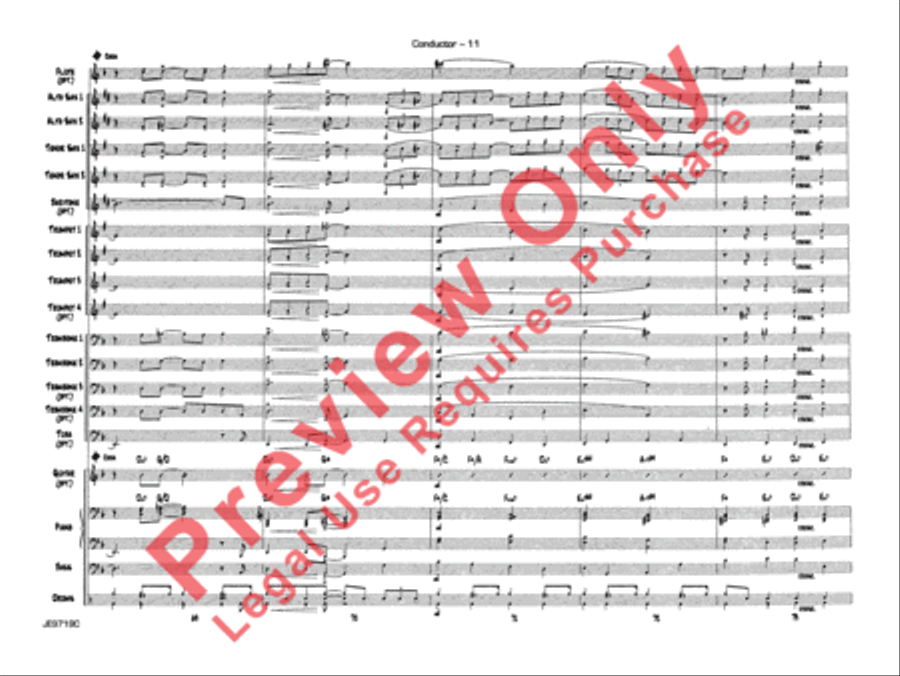 Summertime (from Porgy and Bess) Jazz Ensemble scores gallery preview page 14