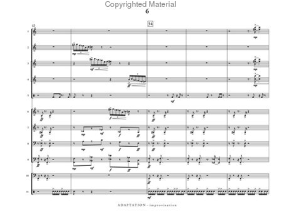 Adaptation Adaptation Percussion Ensemble scores gallery preview page 7