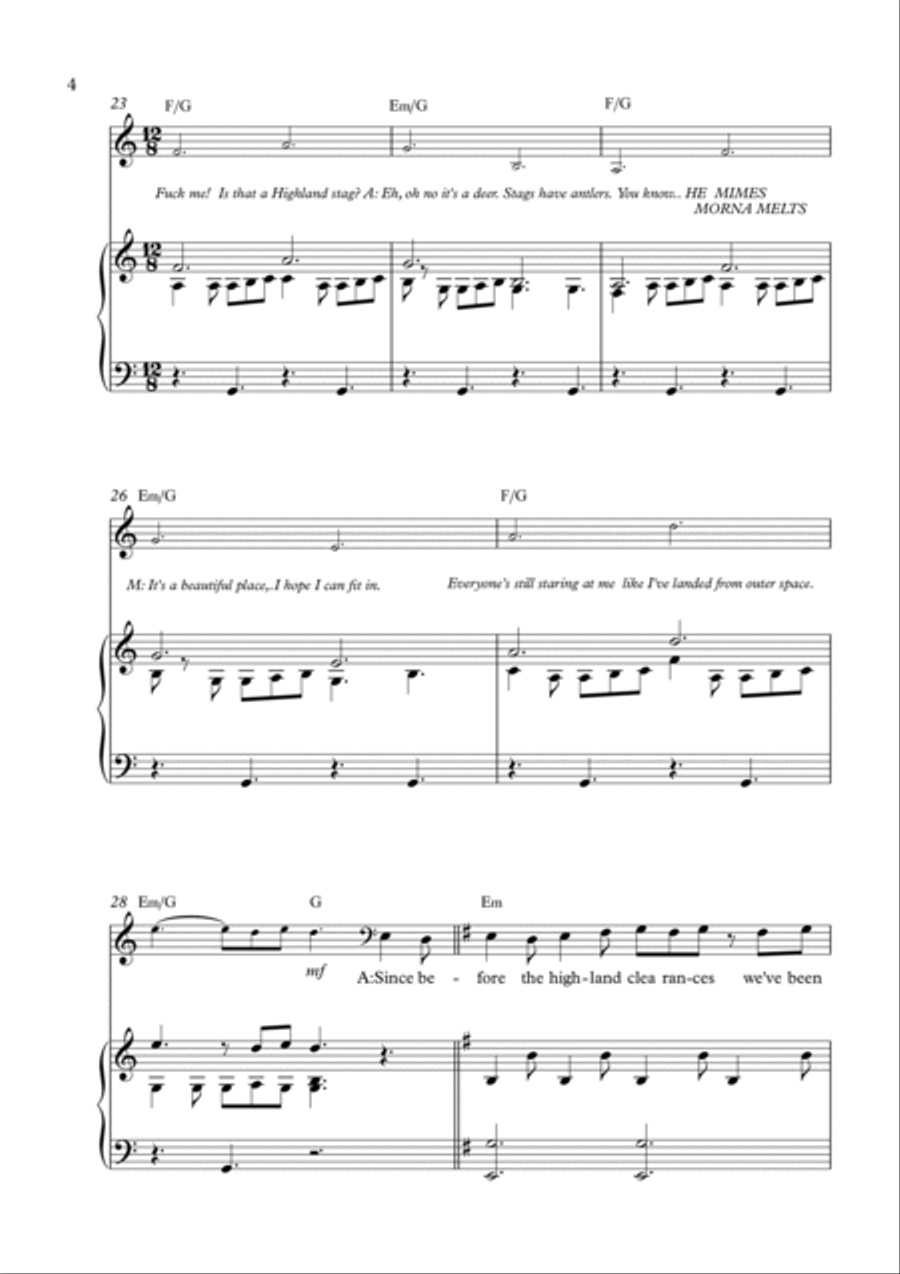 EVERYTHING UNDER THE SUN Piano scores gallery preview page 4