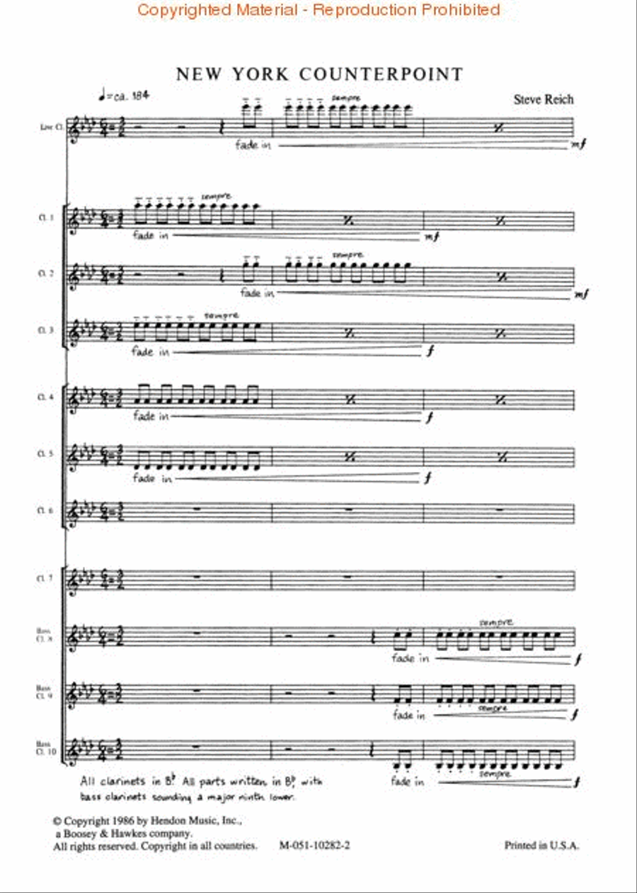 New York Counterpoint New York Counterpoint Clarinet Solo scores gallery preview page 3