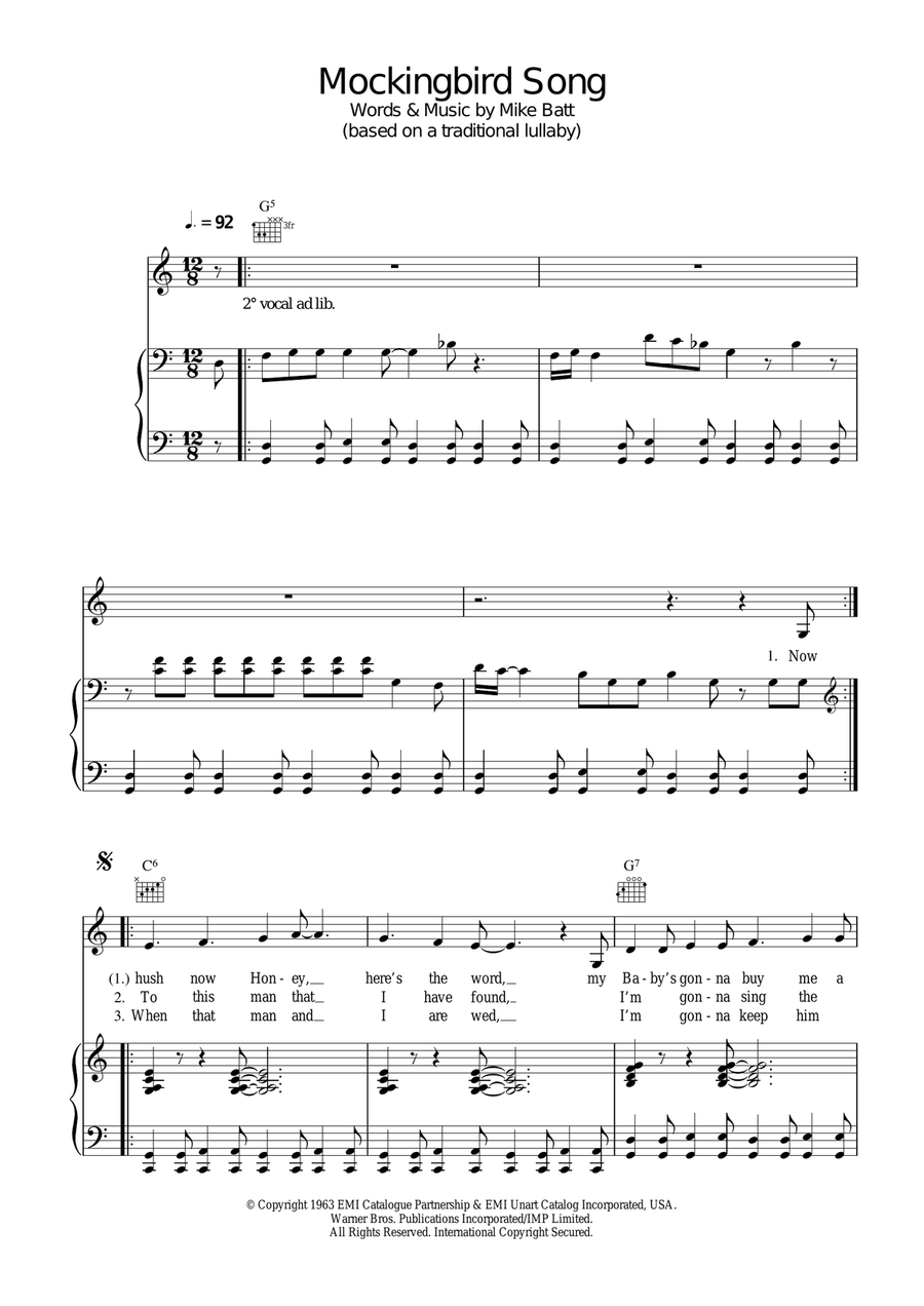 Mockingbird Song